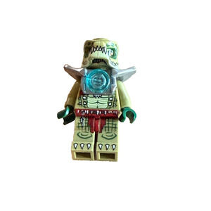 2013 Lego Crawley Flat Silver Armor Legends of Chima loc162 Minifigure